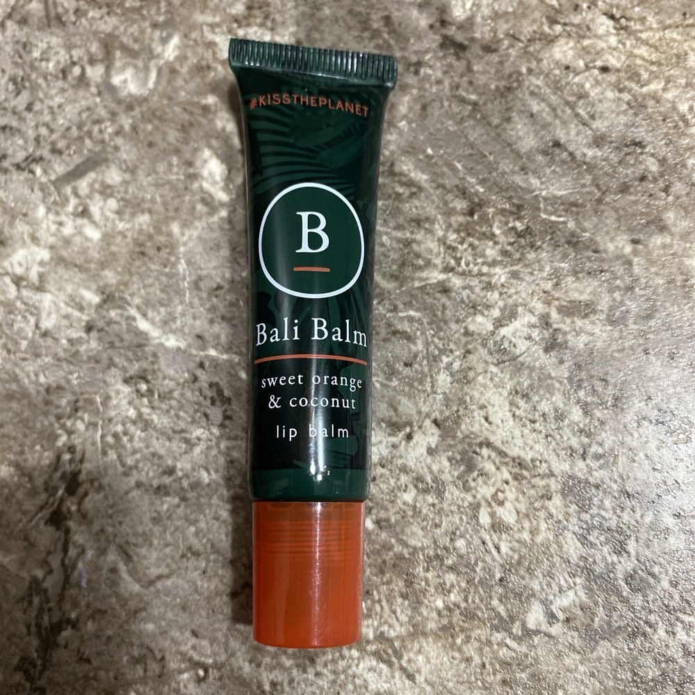 Bali Balm‎ SWEET ORANGE & COCONUT Lip Balm 0.5 oz Full Size NWOB